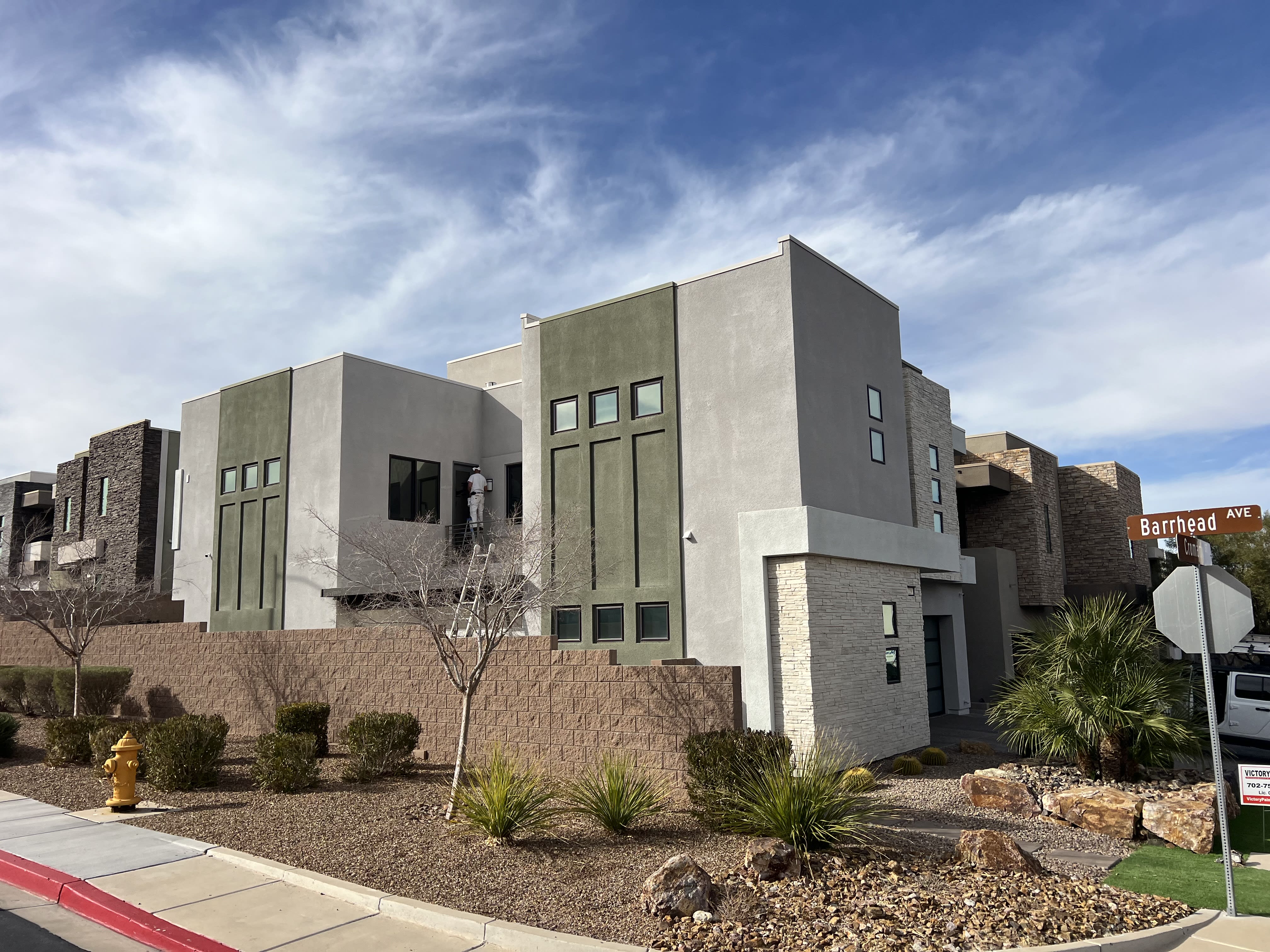 Modern white house