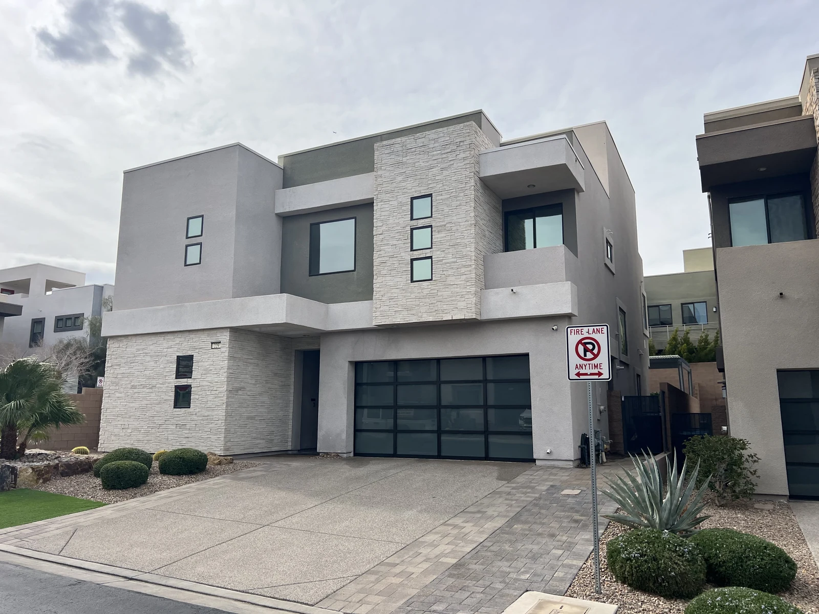 Modern with Stone Accent